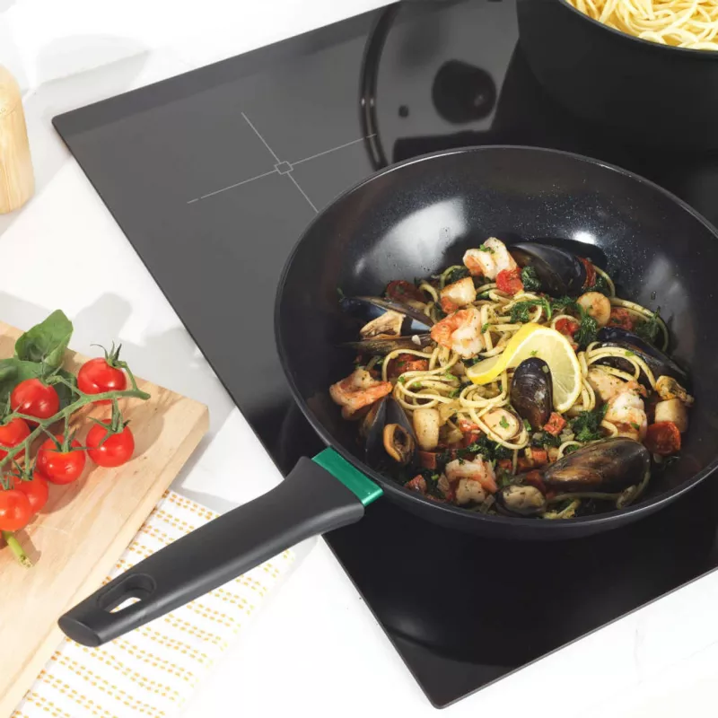 Frying pan Russell Hobbs 28 cm Thermocollar RH03255EU7, non-stick surface, heat indicator