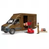 Delivery truck model BRUDER 02678 Preassembled 1:16