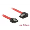 SATA cable DeLOCK 83963 0.3 m SATA 7-pin Black Red