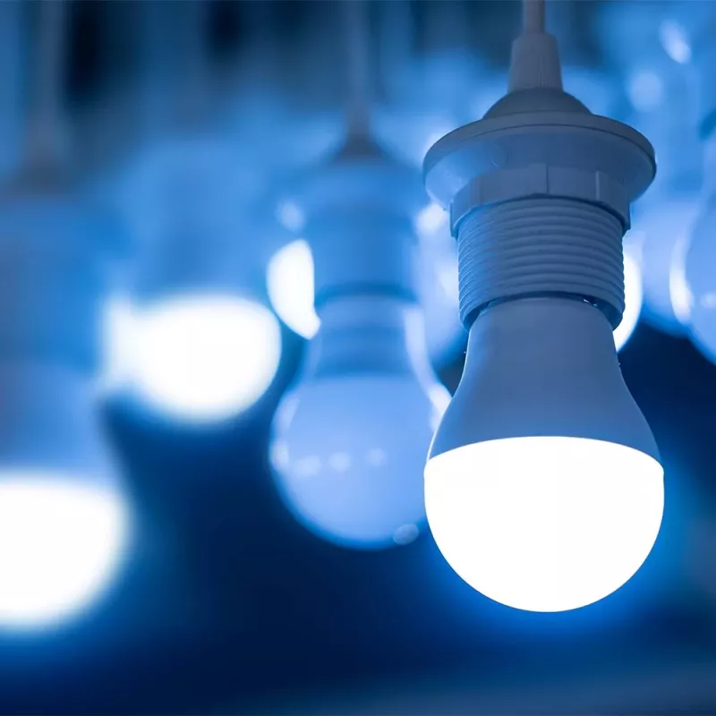 Smart WiFi Bulb Tellur TLL331331 9W White Warm Dimmer — adjustable warm white light, Wi‑Fi control