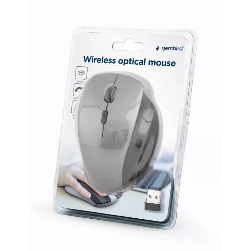 Optical mouse Gembird MUSW-6B-02-BG USB