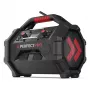 Portable Construction Radio PerfectPro ROCKTAGON 18V — battery powered jobsite radio