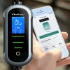 Electric car charger QOLTEC Mobile EV 2in1 Type2 11 kW 400 V Wi‑Fi TUYA SMART LIFE LCD portable wallbox 5 m cable
