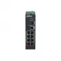 Switch DAHUA DH-LR2110-8ET-120 L2 8x Fast Ethernet (10/100) PoE, 48–57V, 8.8 Gbit/s, MAC 8000, black