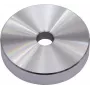 Omnitronic Puck Single Connector — aluminium silver, single-channel audio connector