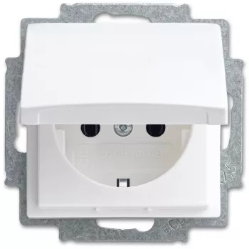 Socket outlet Busch-Jaeger 2018-0-1511, white, 1-piece