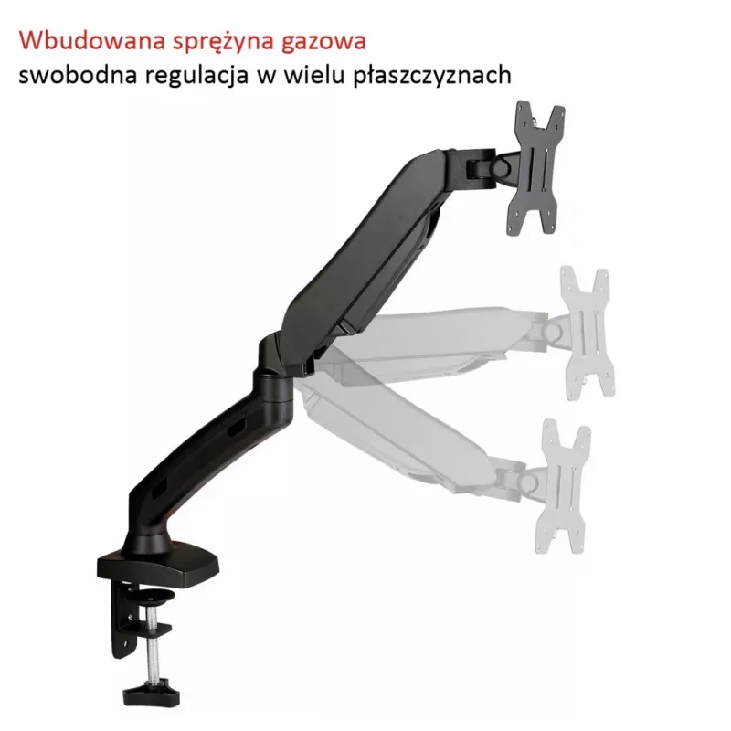 ART Gas-Spring Desk Mount for 1 Monitor