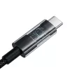 Baseus Gem USB A to USB C fast charging cable 2 m 100 W Black