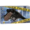 Metal toy police revolver Gonher 8-shot, metal construction, model 258441