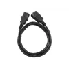 Gembird PC-189 power cable Black C14 coupler