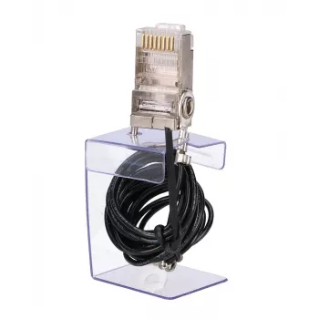 Network cable UBIQUITI TOUGHCable RJ-45 Cat5e 1 m, black, RJ-45 connector