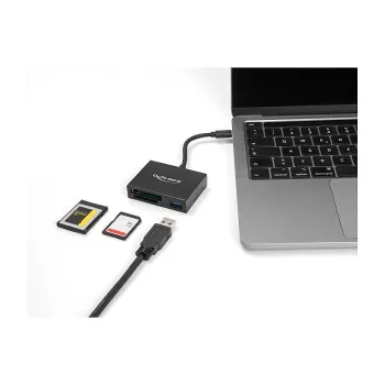 DeLOCK USB-C Card Reader for XQD and SD memory cards USB 5 Gbps