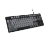 NATEC Fury Gaming Keyboard Kanabo K2 US white-backlit mechanical black-grey