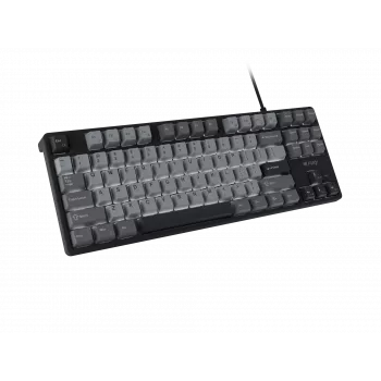 NATEC Fury Gaming Keyboard Kanabo K2 US white-backlit mechanical black-grey