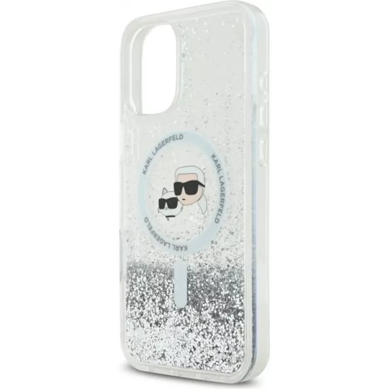 Karl Lagerfeld | KLHMP16MLGKCSGH | Back cover | iPhone 16 Plus | Apple | TPU/PC | Transparent