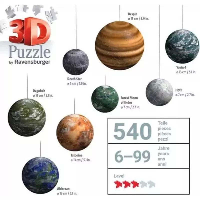 3D Puzzle Ravensburger 11577 Star Wars 531 Pieces