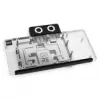 Graphics card Alphacool Core RX 9070 XT Taichi Transparent Chrome with backplate