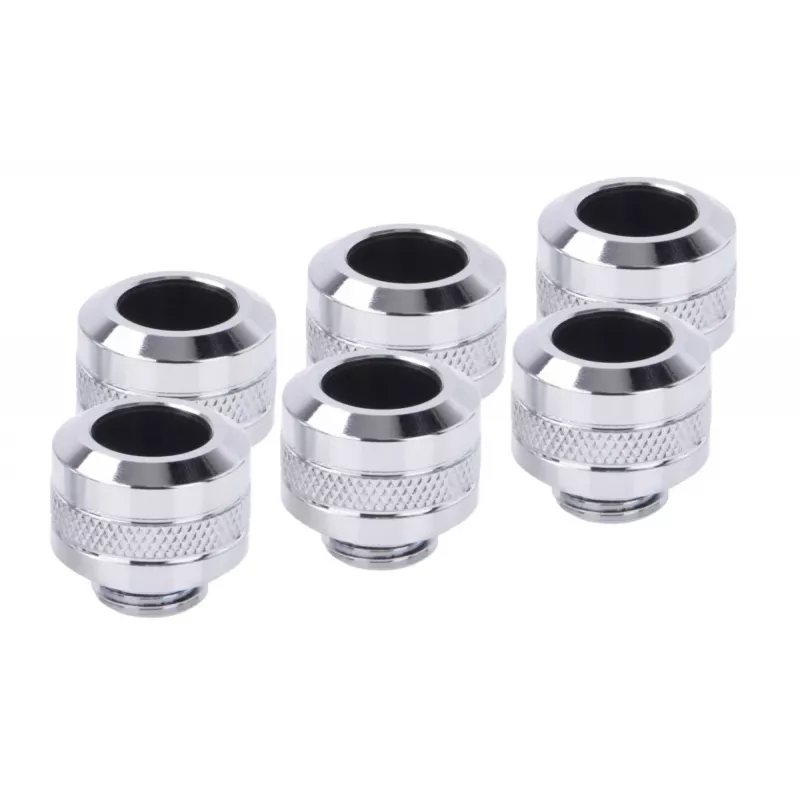 Fitting kit Alphacool 17474 — brass chrome fittings, Ø 22 mm, height 20 mm