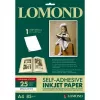 Photo paper Lomond A4 Glossy, self-adhesive, 25 sheets
