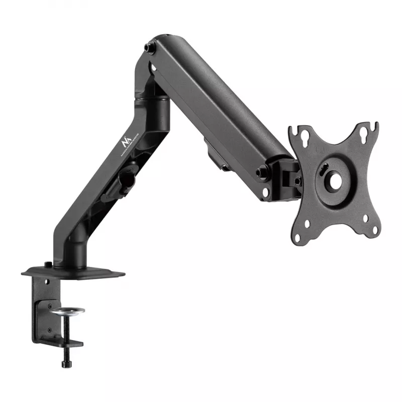 Monitor mount MACLEAN MC-906 for 17 inch–27 inch displays, VESA 75x75–100x100, adjustable height, tilt and rotation, supports up to 7 kg