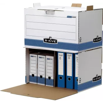 Fellowes archive container R-Kive PRIMA, White-Blue made from 100% recycled carton, 100% recyclable (0029901)