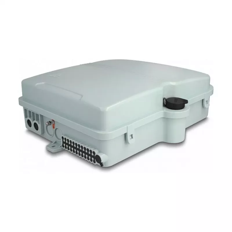 DeLOCK Fiber Optic Distribution Box 24 Port IP65 Waterproof Grey