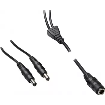 VOLTCRAFT Niedervolt-Connection Cable Niedervolt-Plug - Niedervolt-Socket 5.5 mm 2.5 mm 1.10 m 1 St. (072958C)