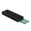 SSD enclosure DeLOCK External USB Type-C Combo Enclosure for M.2 NVMe PCIe or SATA SSD