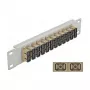 Fiber Optic Patch Panel DeLOCK 10 inch 12 Port SC Duplex Beige 1U Grey