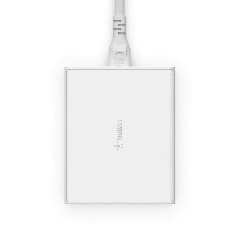 Indoor Charger Belkin WCH010VFWH 2m Cable 2 USB Type-C Ports White