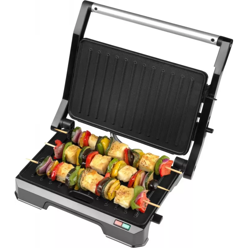 Electric 2-in-1 Health Grill Progress EK5854PVDE with non-stick plates and adjustable temperature