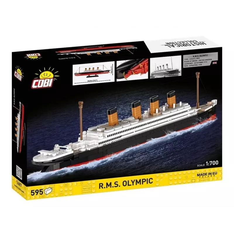 Construction set Cobi Blocks R.M.S. Olympic 59 blocks — 59-piece model building set