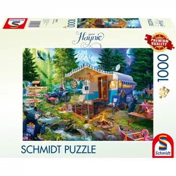 Jigsaw Puzzle 1000 pieces, schmidt spiele — Jeff Haynie: With the Caravan in the Mountains