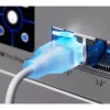 Ubiquiti UACC-Cable-Patch-EL-0.15M-W networking cable Translucent, White Cat6