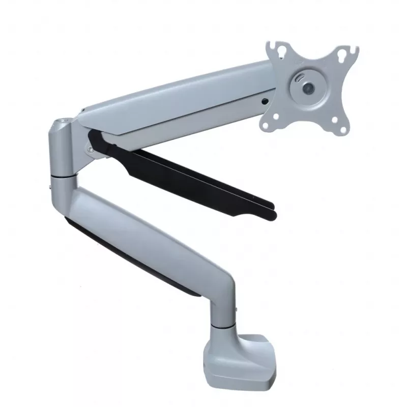 ART RAMM L-35HD Gas Spring Desk Mount for 1 Monitor 17-45 inch, USB-A and USB-C
