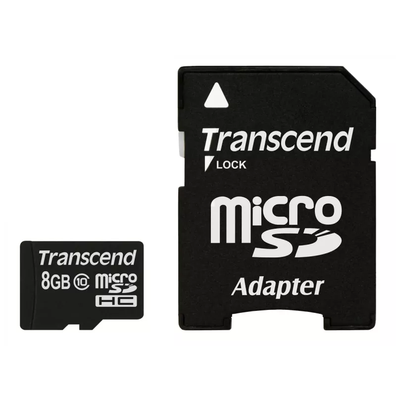 Transcend Premium - Flash Memory Card (microSDHC/SD-Adapter inbegriffen)