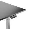 Adjustable Height Table Up Up Bjorn Gray, Table top M Black