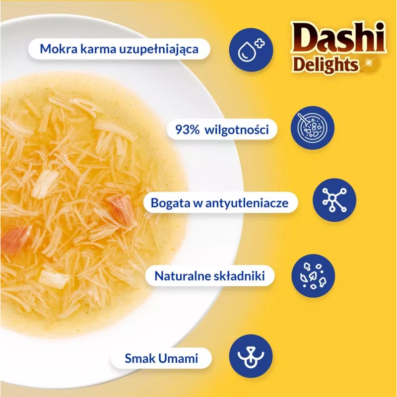 INABA CAT Dashi Delights Silky Broth Chicken with Salmon - cat treat - 40g