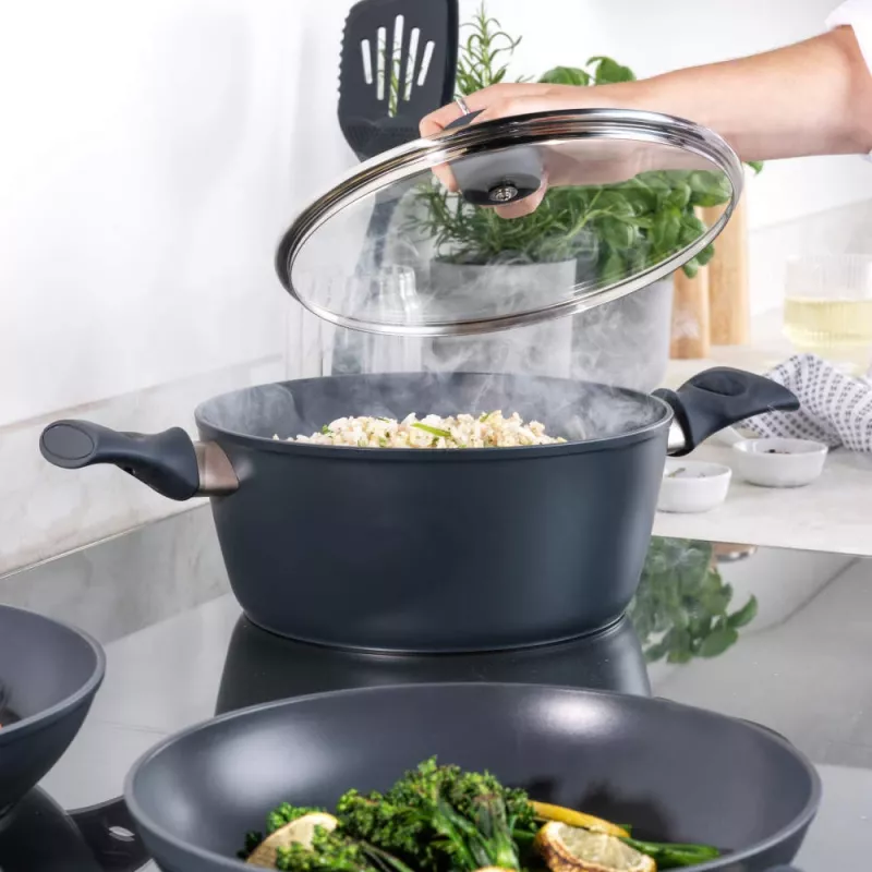 Stockpot Salter BW12270EU7 24 cm Stainless Steel, Induction Compatible, Round