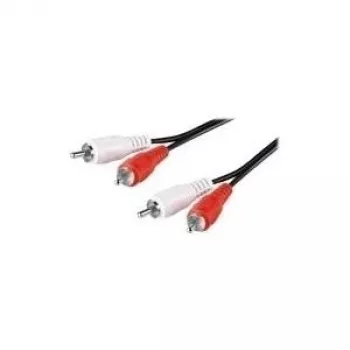 Wentronic Goobay RCA-Connection Cable, 10 m - 2x RCA-Plug (Audio left/right) > 2x RCA-Plug (Audio left/right) (50031)