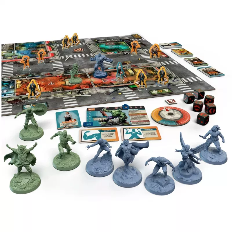 Board game Asmodee Marvel Zombies Heroes' Resistance — cooperative miniatures Zombicide crossover