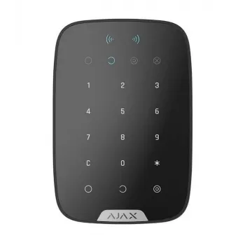 Wireless keypad Ajax WRL/PLUS BLACK 38252 for security system, numeric input, battery-powered