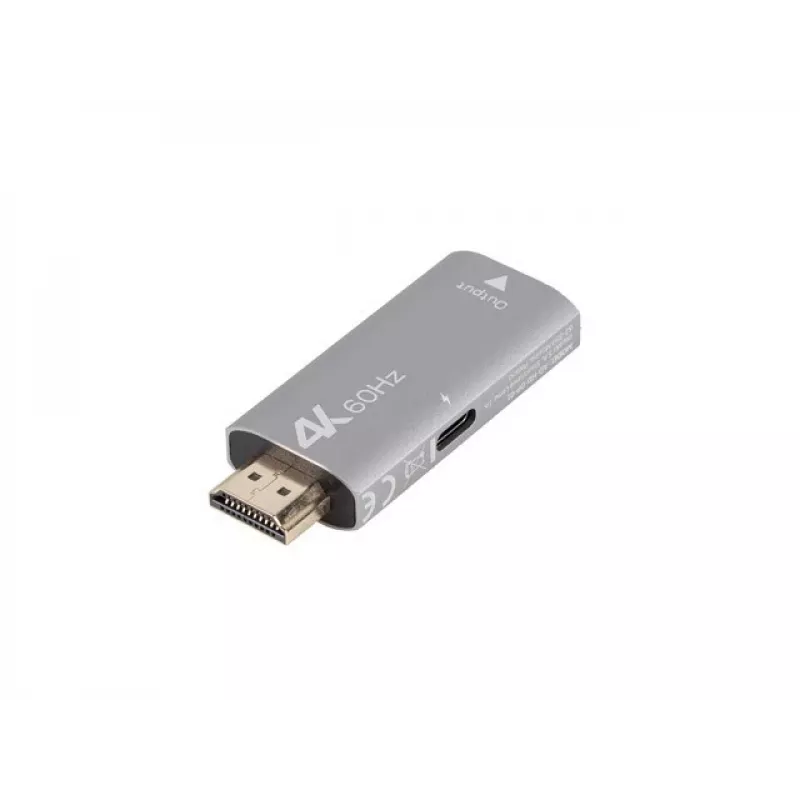 Video cable adapter Lanberg AD-HD-DP-01 HDMI Type A DisplayPort Silver