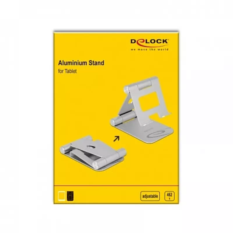 Active holder DeLOCK 18433 Tablet/UMPC Silver Desk Use