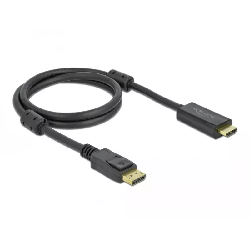 Cable DeLOCK Active DisplayPort 1.2 to HDMI 4K 60 Hz 1 m