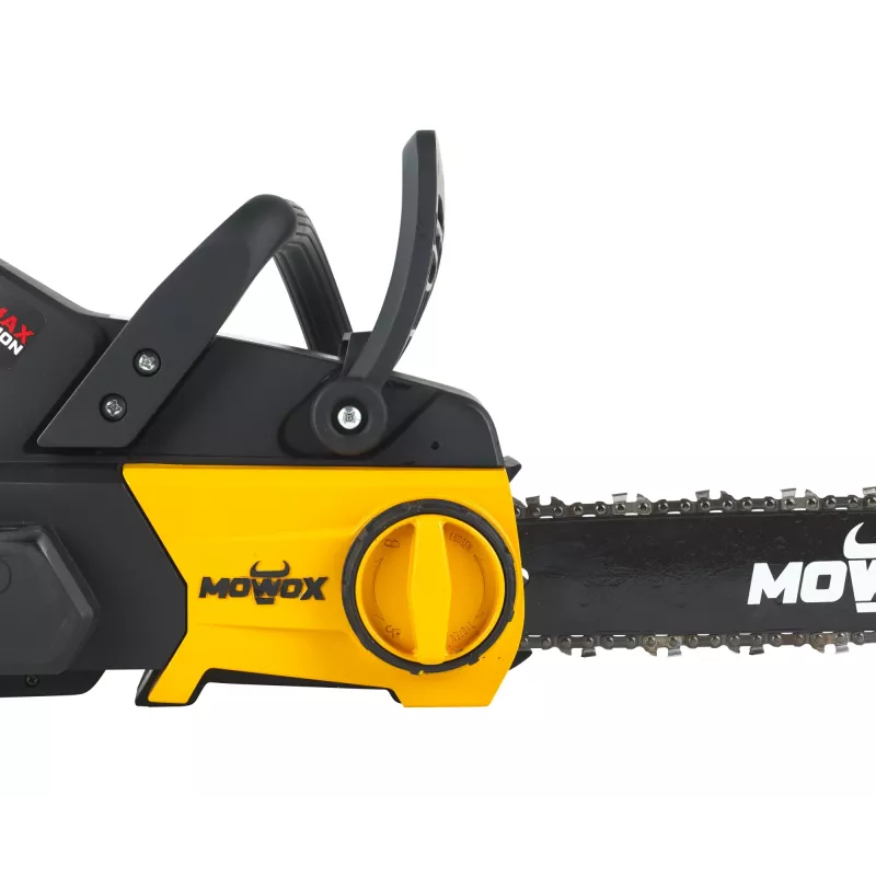 Hand-held battery chain saw MoWox ECS 4062 Li — 62 V lithium-ion, tool-less chain tension (body only, no battery/charger)