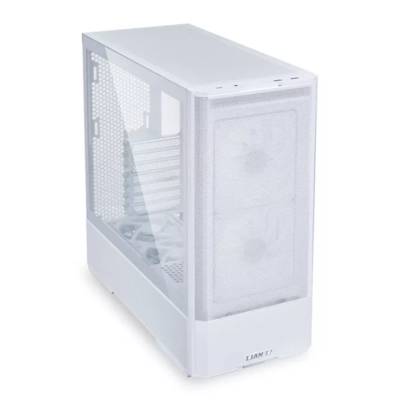 MidiTower PC case Lian Li LANCOOL 207 — white, transparent panel, supports ATX/MicroATX/MiniITX, no PSU