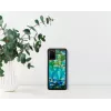 Phone case iKins for Samsung Galaxy S20+ — black water lilies design