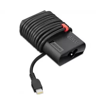Power adapter Lenovo GX20Z46255 for laptops, indoor/outdoor 100–240V, 1.8 m cable, USB‑C, black
