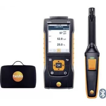 testo Carbon Dioxide Measuring Instrument 440 Set CO2 0 - 10000 ppm 0563 4405 (0563 4405)